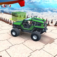 Impossible Sky Car Parking Simulation Image