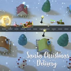 Santa Christmas Delivery Image